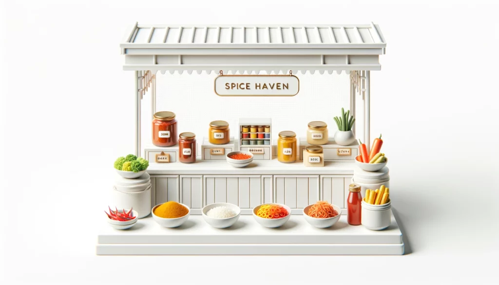 The Spice Haven market stall at the Mossman Market
